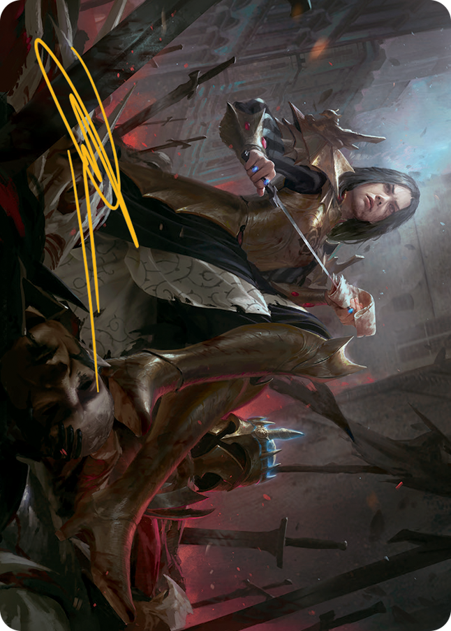 Marchesa, Resolute Monarch Art Card (Gold-Stamped Signature) [March of the Machine Art Series] | Local Legends