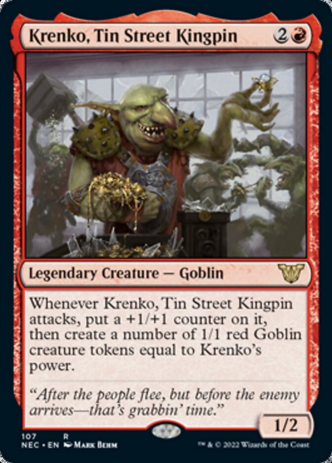 Krenko, Tin Street Kingpin [Kamigawa: Neon Dynasty Commander] | Local Legends