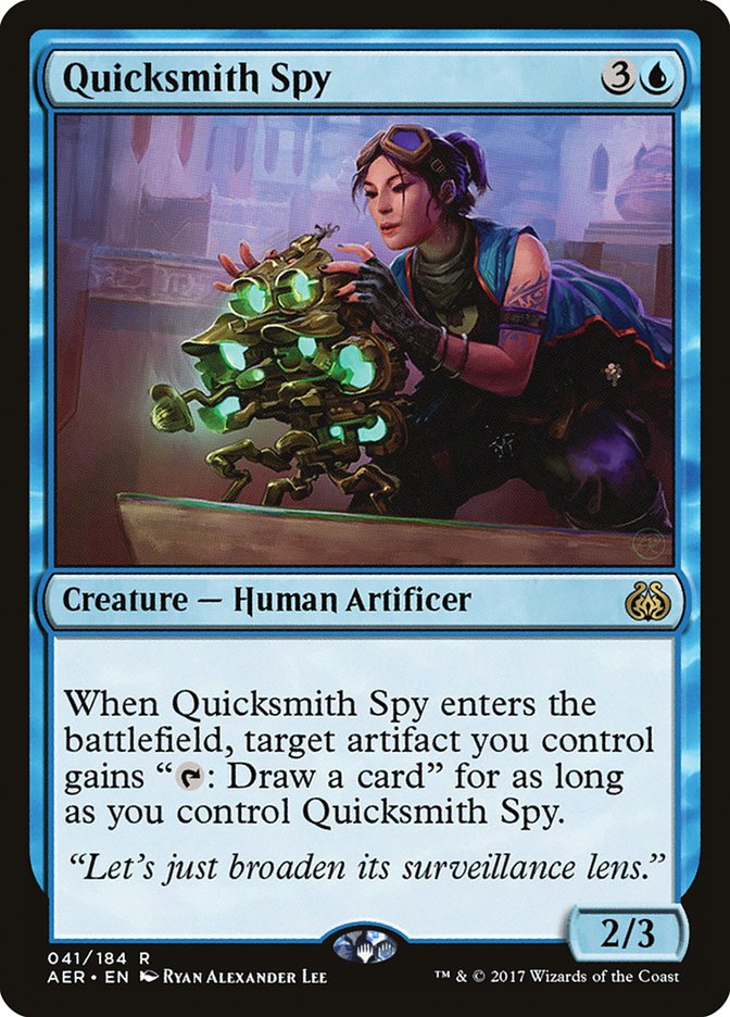 Quicksmith Spy [Aether Revolt] | Golgari Games