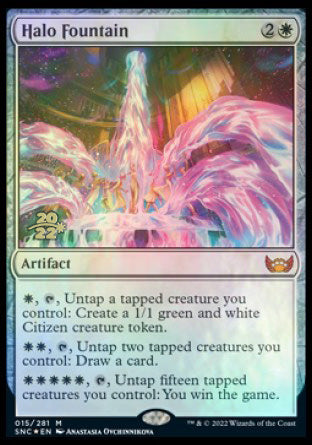 Halo Fountain [Streets of New Capenna Prerelease Promos] | Local Legends