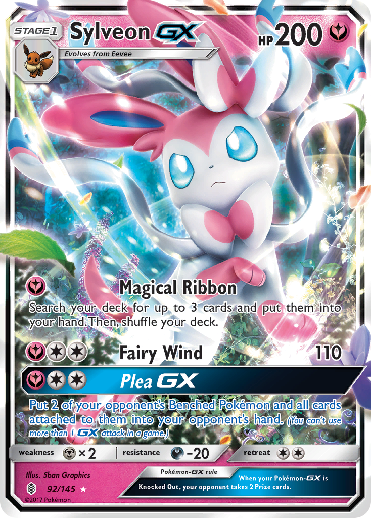 Sylveon GX (92/145) [Sun & Moon: Guardians Rising] | Golgari Games