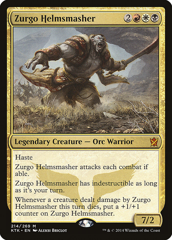 Zurgo Helmsmasher [Khans of Tarkir] | Golgari Games