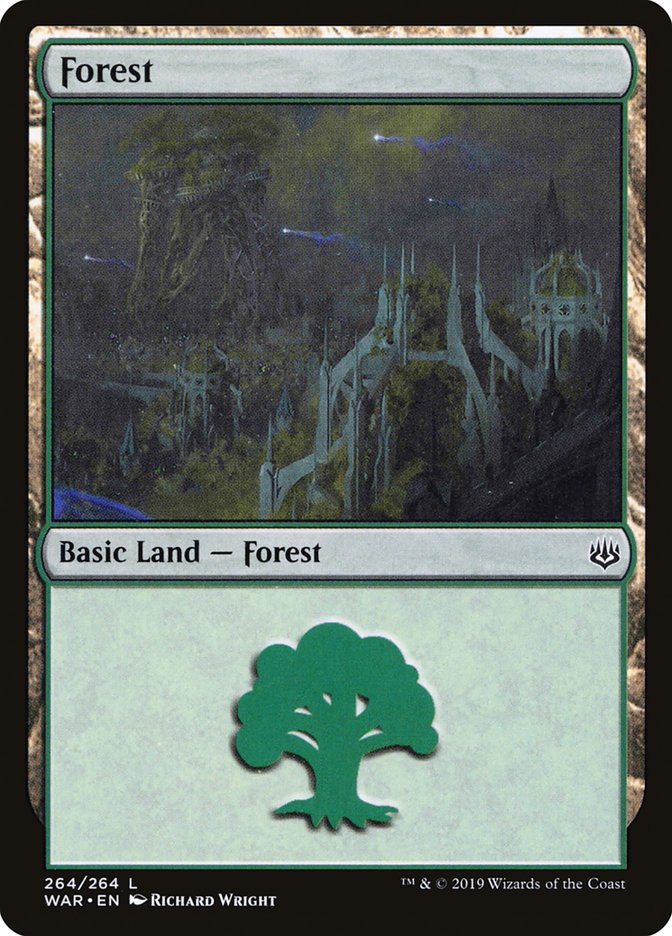 Forest (264) [War of the Spark] | Golgari Games