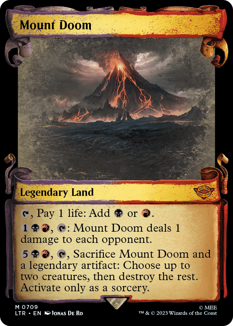 Mount Doom [The Lord of the Rings: Tales of Middle-Earth Showcase Scrolls] | Golgari Games