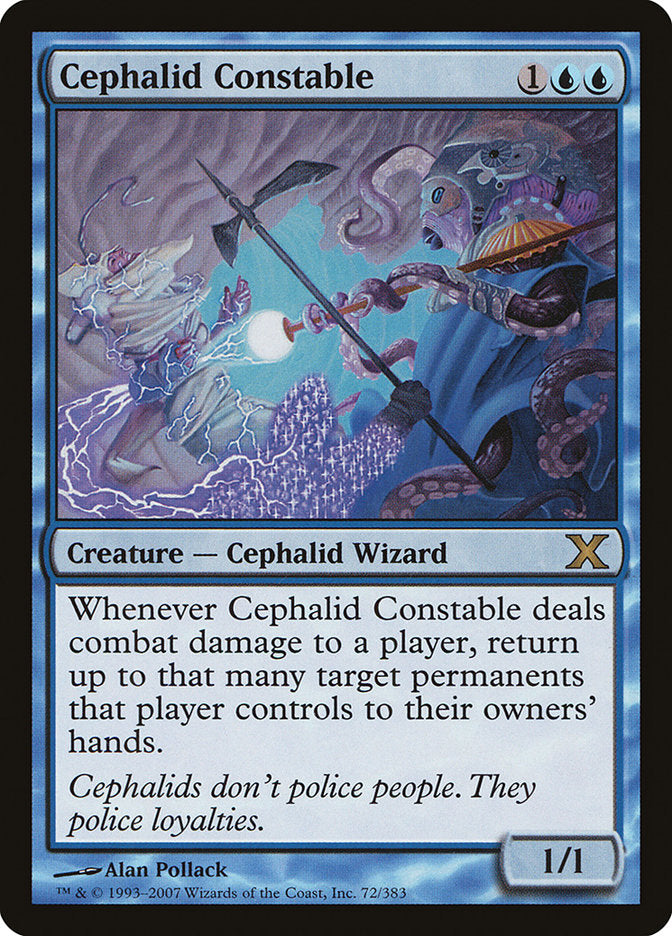 Cephalid Constable [Tenth Edition] | Golgari Games