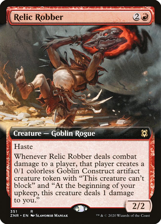 Relic Robber (Extended Art) [Zendikar Rising] | Local Legends