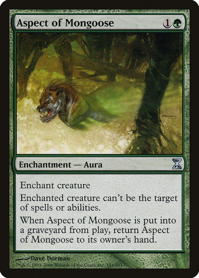 Aspect of Mongoose [Time Spiral] | Golgari Games