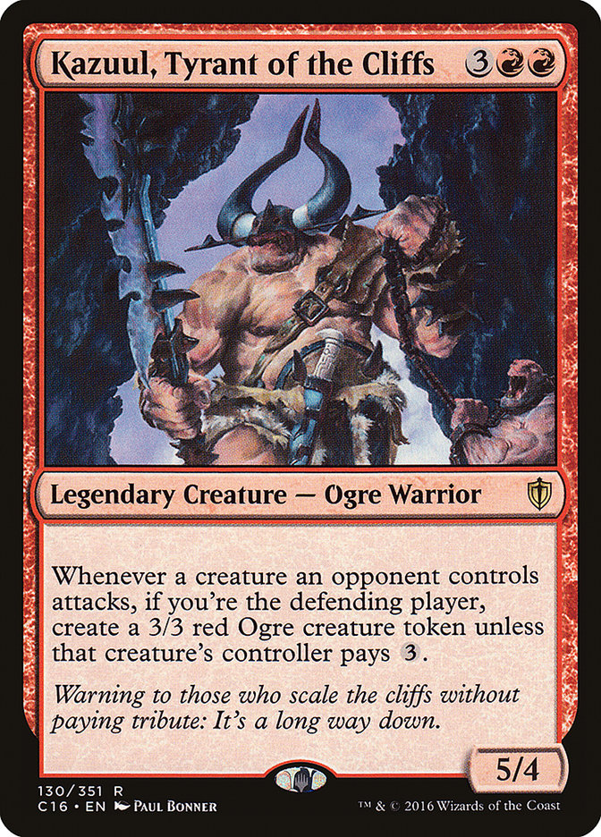 Kazuul, Tyrant of the Cliffs [Commander 2016] | Local Legends