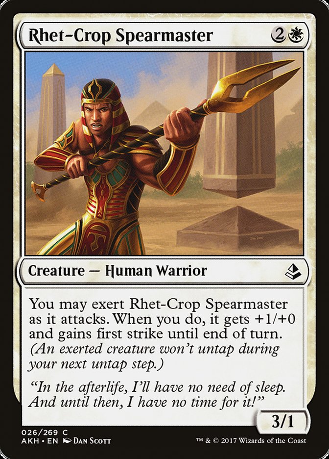 Rhet-Crop Spearmaster [Amonkhet] | Local Legends
