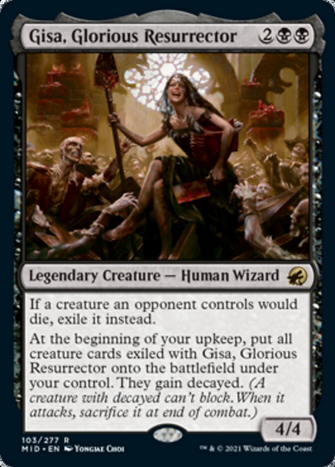 Gisa, Glorious Resurrector [Innistrad: Midnight Hunt] | Golgari Games