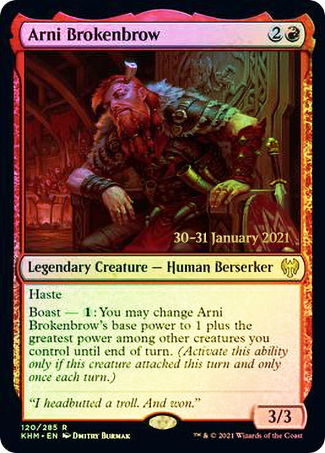 Arni Brokenbrow [Kaldheim Prerelease Promos] | Golgari Games