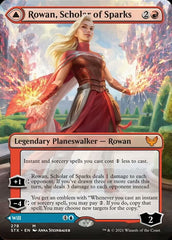 Rowan, Scholar of Sparks // Will, Scholar of Frost (Borderless) [Strixhaven: School of Mages] | Golgari Games