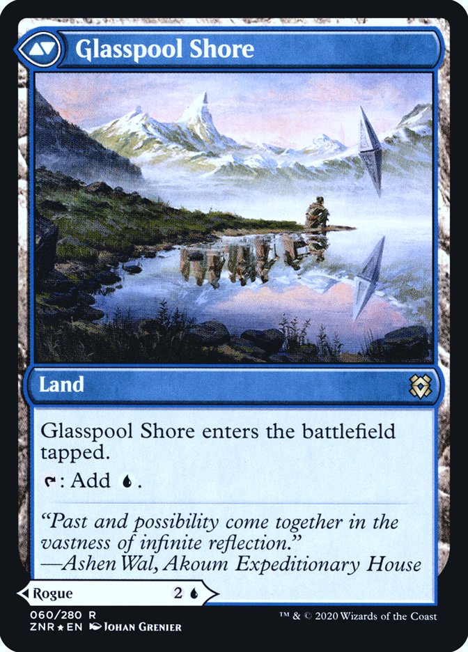 Glasspool Mimic // Glasspool Shore [Zendikar Rising Prerelease Promos] | Local Legends