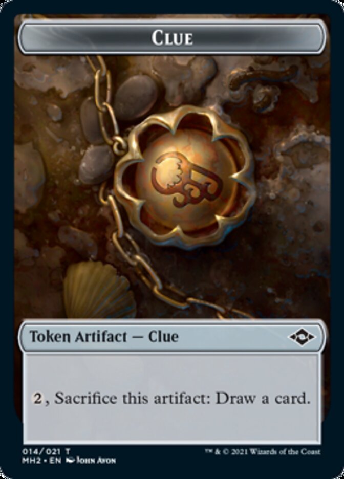 Beast Token // Clue Token (14) [Modern Horizons 2 Tokens] | Local Legends