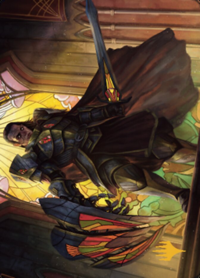 Benalish Sleeper Art Card (Gold-Stamped Signature) [Dominaria United Art Series] | Local Legends