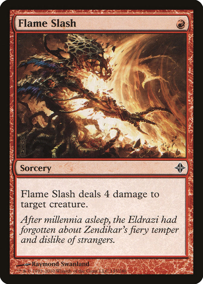 Flame Slash [Rise of the Eldrazi] | Golgari Games