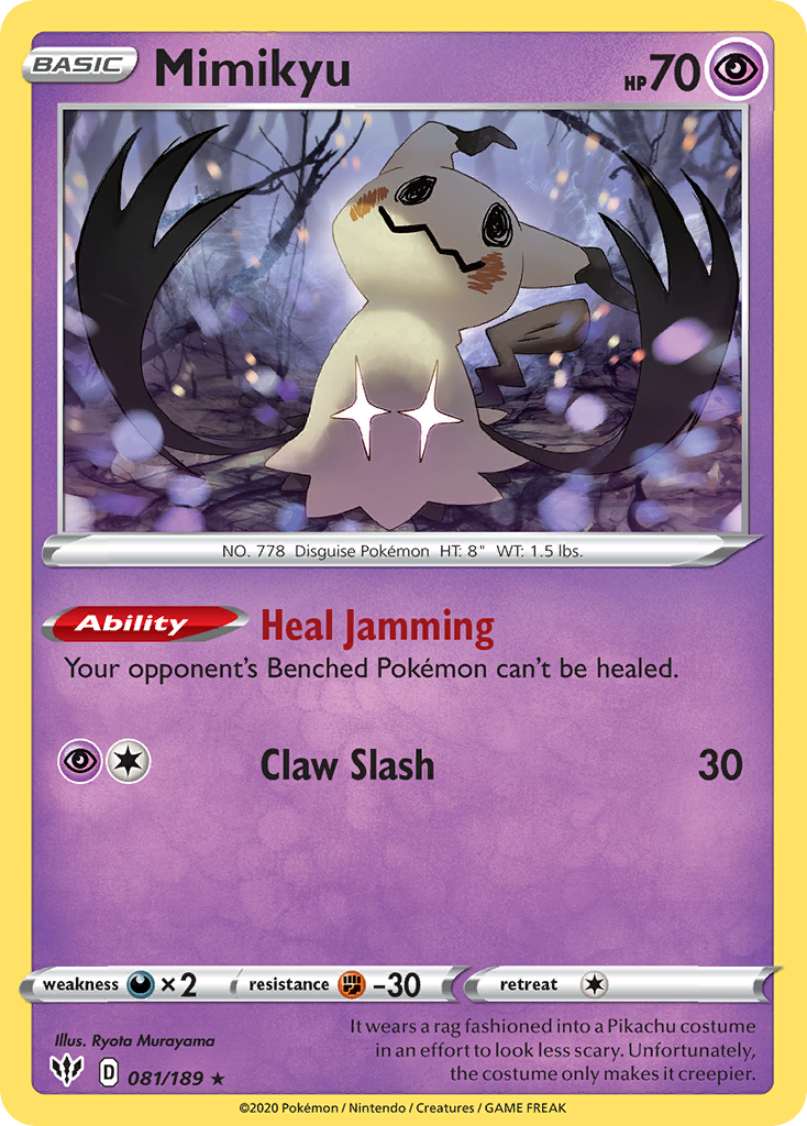 Mimikyu (081/189) [Sword & Shield: Darkness Ablaze] | Golgari Games