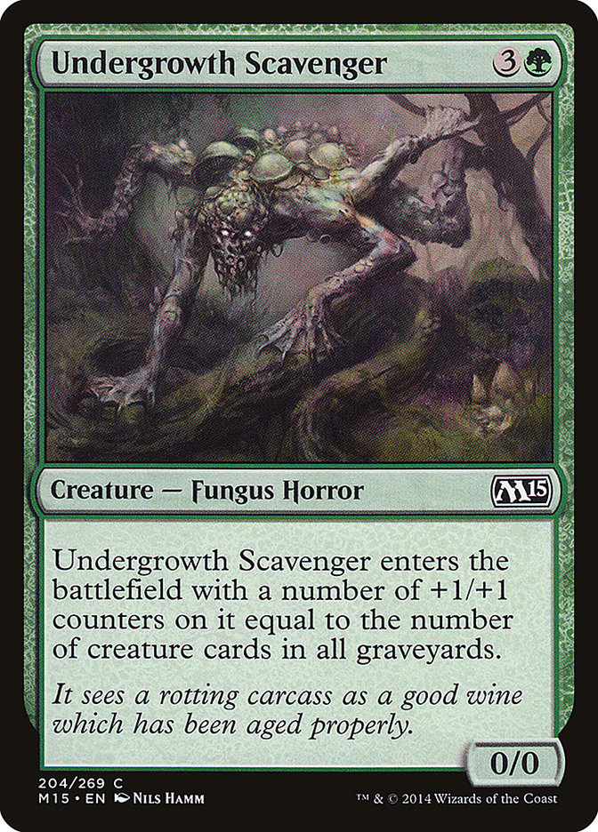 Undergrowth Scavenger [Magic 2015] | Golgari Games