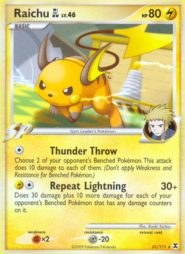 Raichu GL (31/111) [Platinum: Rising Rivals] | Local Legends