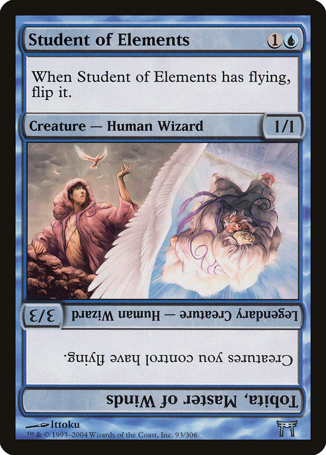 Student of Elements // Tobita, Master of Winds [Champions of Kamigawa] | Local Legends