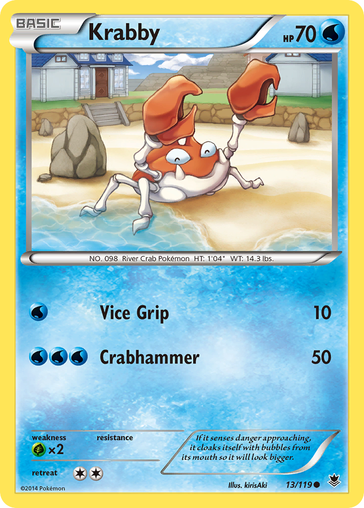 Krabby (13/119) [XY: Phantom Forces] | Golgari Games