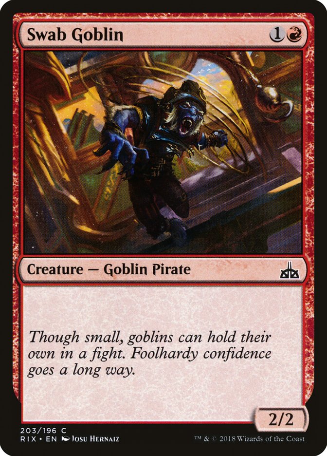 Swab Goblin [Rivals of Ixalan] | Golgari Games