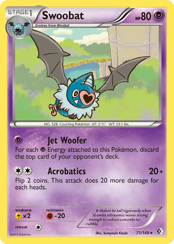 Swoobat (71/149) [Black & White: Boundaries Crossed] | Golgari Games