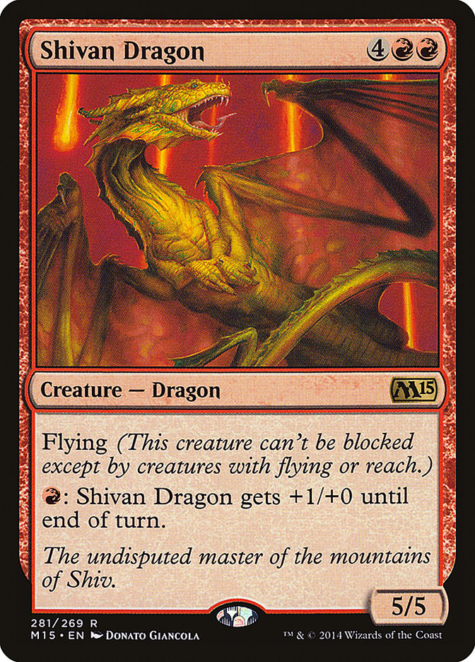 Shivan Dragon [Magic 2015] | Local Legends