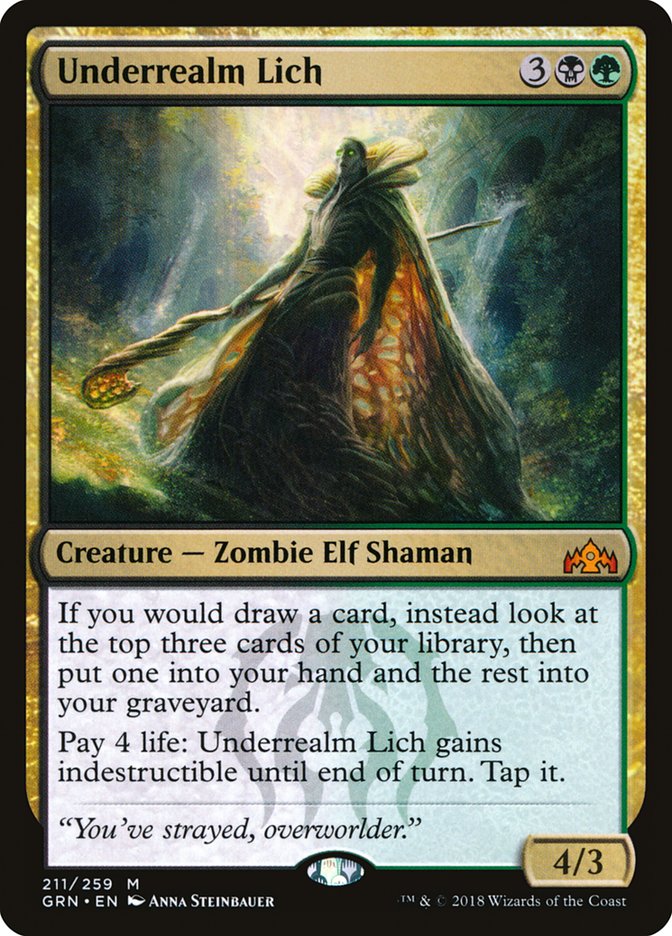 Underrealm Lich [Guilds of Ravnica] | Golgari Games