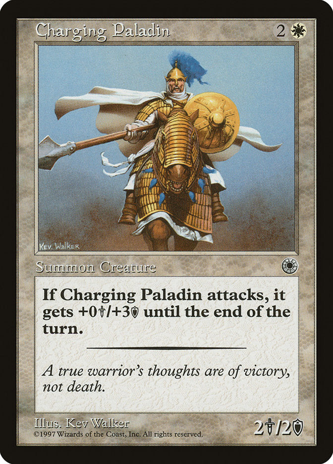 Charging Paladin [Portal] | Golgari Games