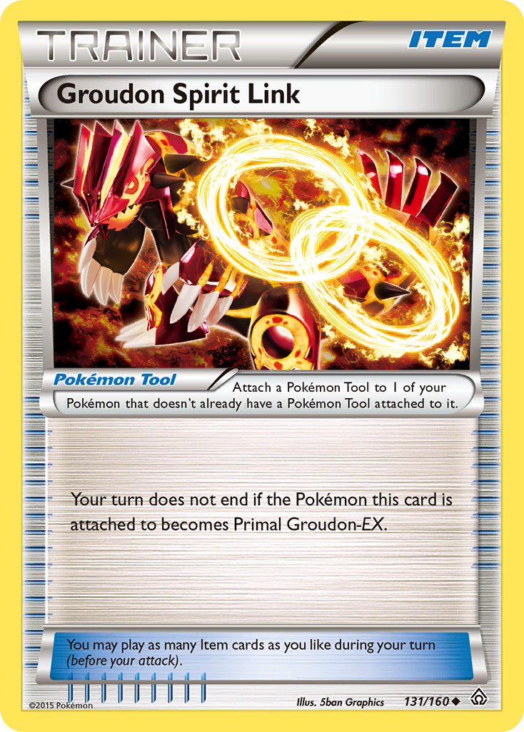 Groudon Spirit Link (131/160) [XY: Primal Clash] | Golgari Games