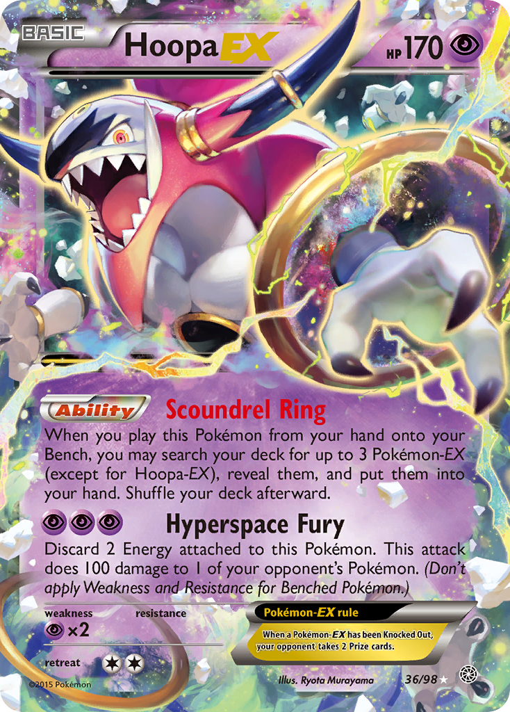 Hoopa EX (36/98) [XY: Ancient Origins] | Golgari Games