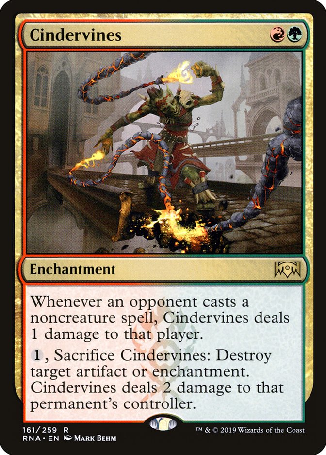 Cindervines [Ravnica Allegiance] | Golgari Games