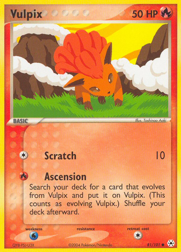 Vulpix (81/101) [EX: Hidden Legends] | Golgari Games