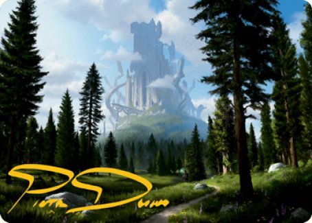 Forest (278) Art Card (Gold-Stamped Signature) [Dungeons & Dragons: Adventures in the Forgotten Realms Art Series] | Local Legends