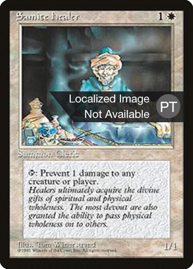 Samite Healer [Fourth Edition (Foreign Black Border)] | Local Legends