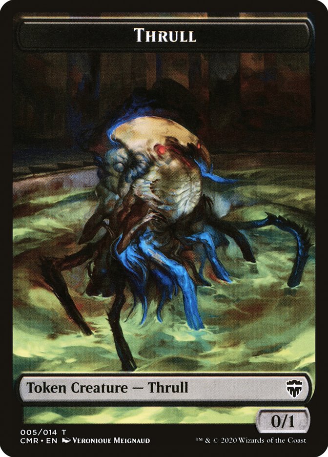 Horror // Thrull Token [Commander Legends Tokens] | Golgari Games