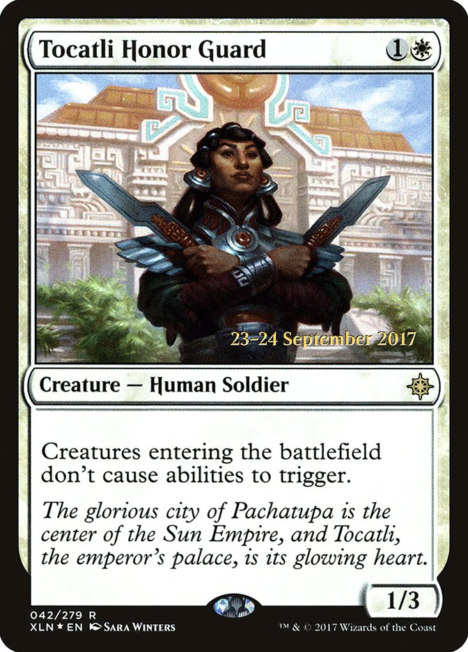 Tocatli Honor Guard [Ixalan Prerelease Promos] | Golgari Games