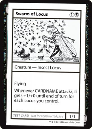 Swarm of Locus (2021 Edition) [Mystery Booster Playtest Cards] | Golgari Games