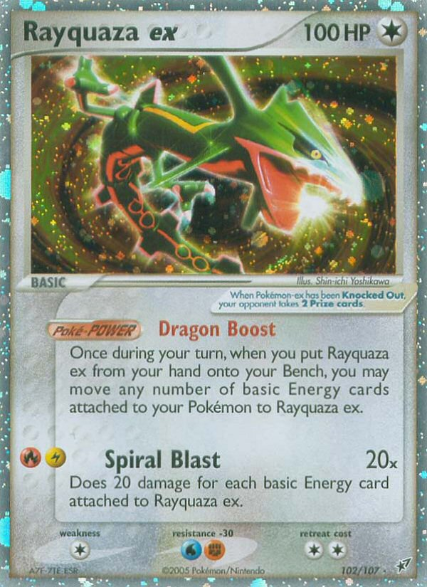 Rayquaza ex (102/107) [EX: Deoxys] | Golgari Games