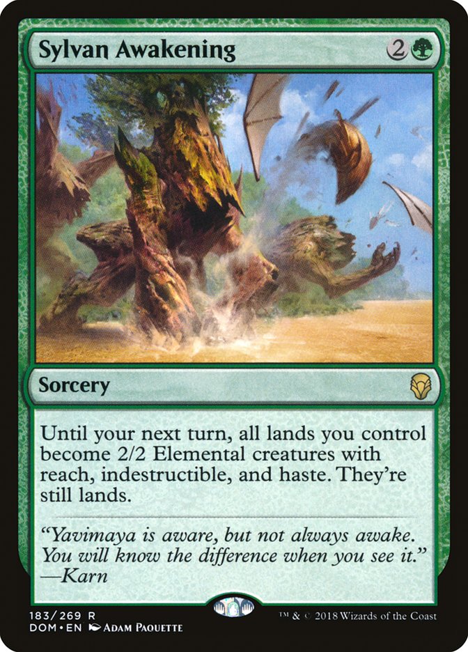 Sylvan Awakening [Dominaria] | Golgari Games