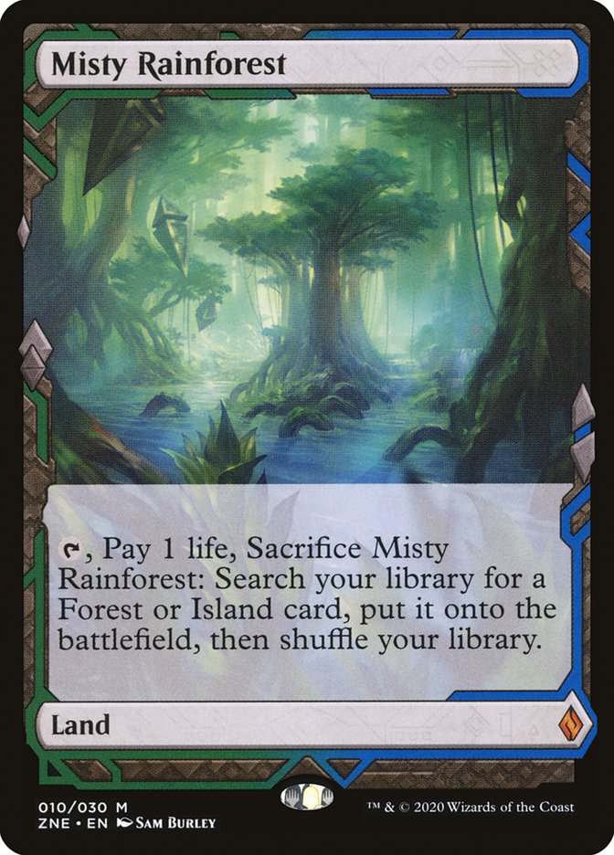 Misty Rainforest (Expeditions) [Zendikar Rising Expeditions] | Golgari Games