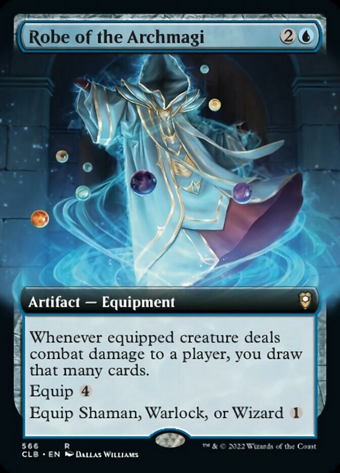 Robe of the Archmagi (Extended Art) [Commander Legends: Battle for Baldur's Gate] | Local Legends