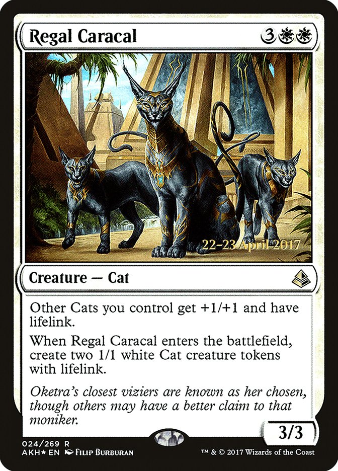 Regal Caracal [Amonkhet Prerelease Promos] | Golgari Games