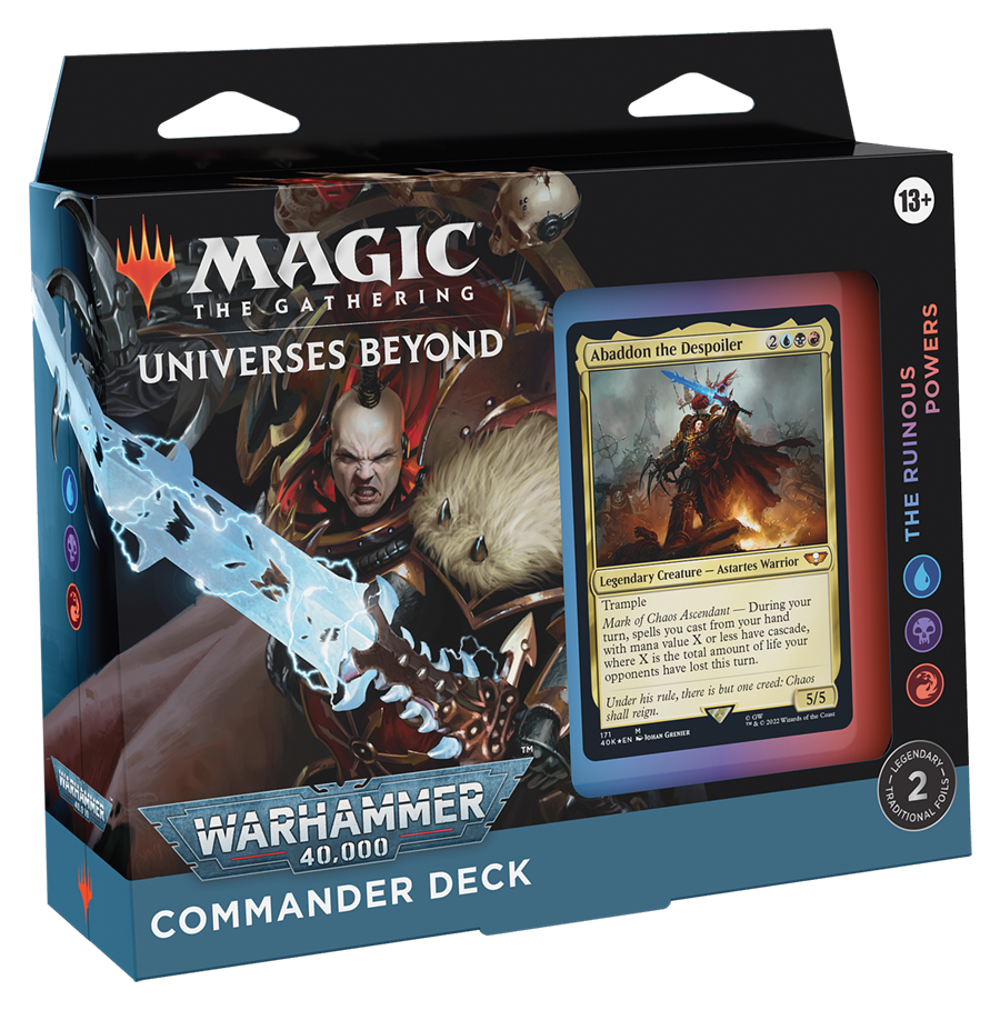 Warhammer 40,000 - Commander Deck (The Ruinous Powers) | Golgari Games