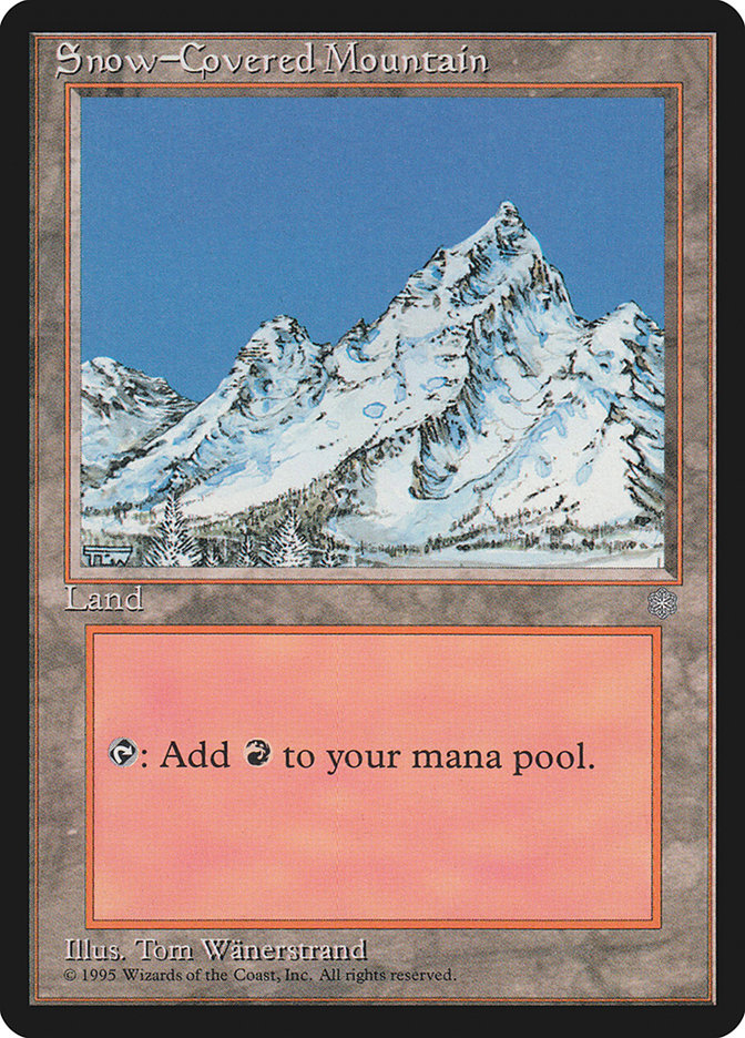 Snow-Covered Mountain [Ice Age] | Golgari Games