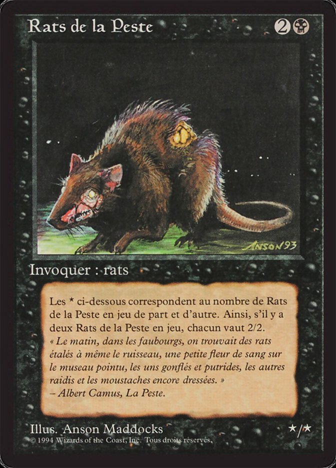 Plague Rats [Foreign Black Border] | Golgari Games