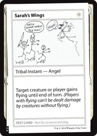 Sarah's Wings (2021 Edition) [Mystery Booster Playtest Cards] | Golgari Games