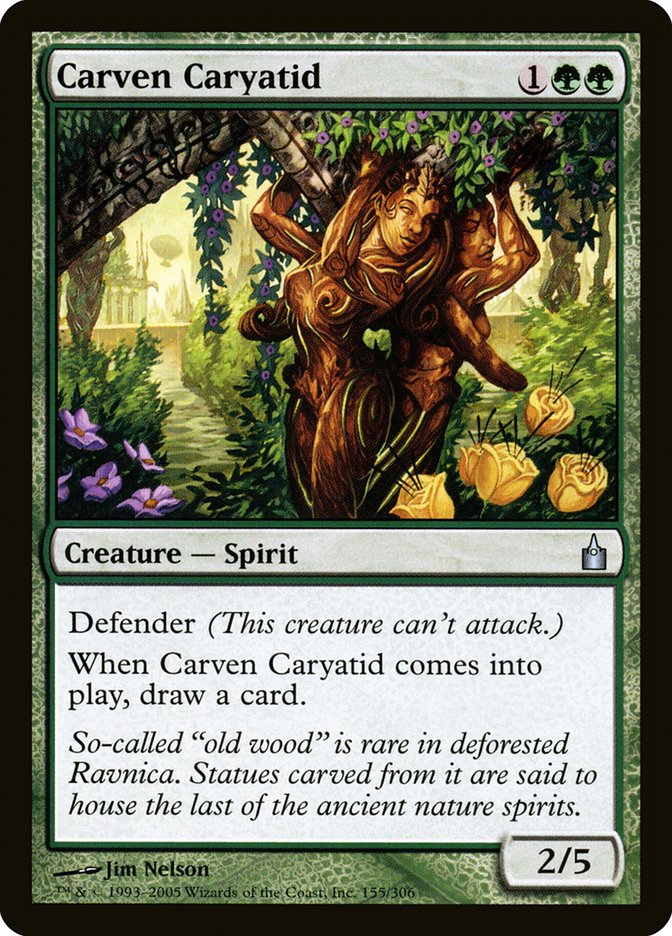 Carven Caryatid [Ravnica: City of Guilds] | Golgari Games