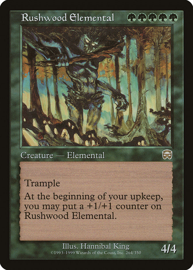 Rushwood Elemental [Mercadian Masques] | Local Legends